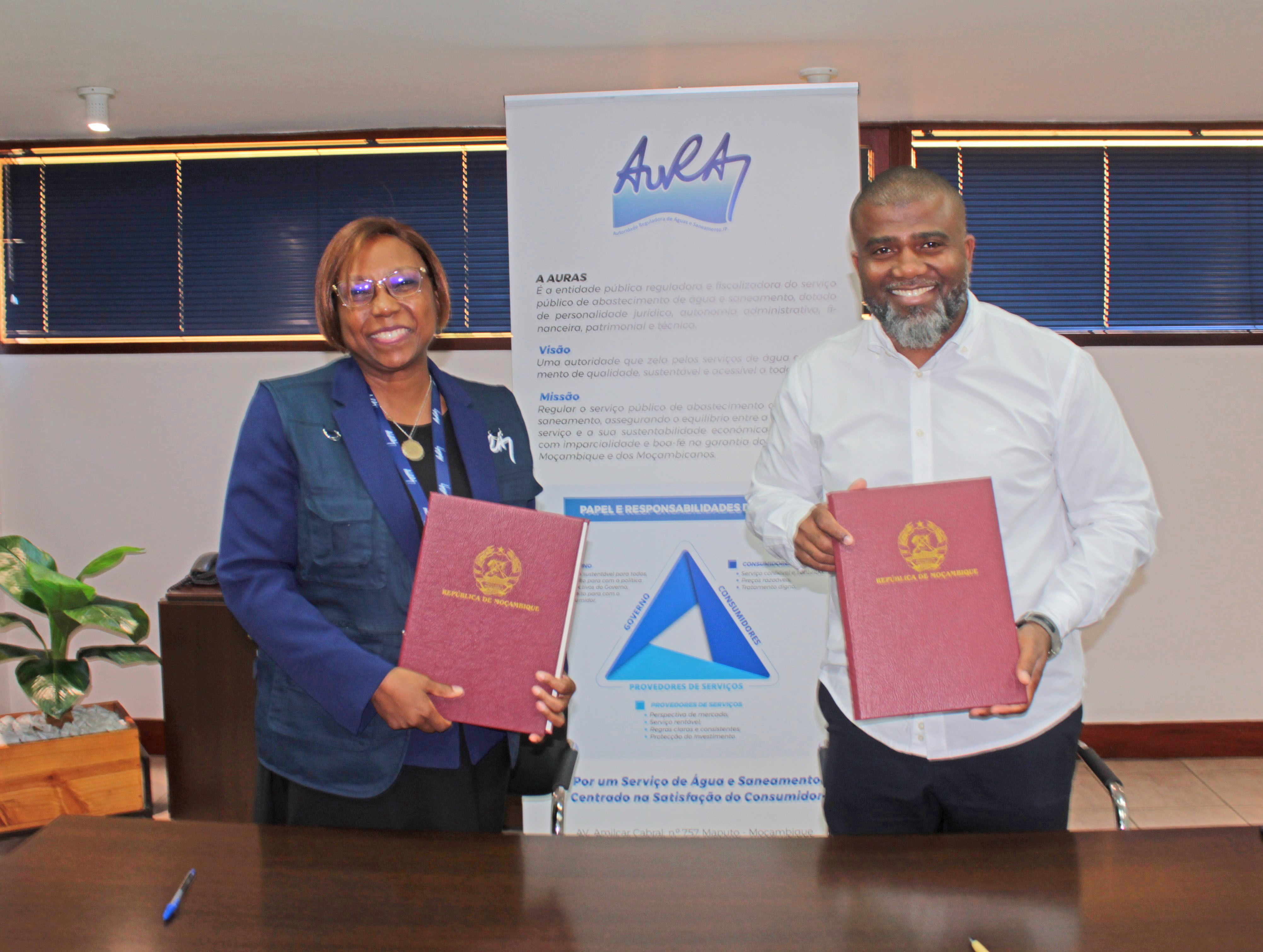NACALA E AURA ALINHAM SOLUÇÕES PARA REFORÇAR FISCALIZAÇÃO NO SECTOR DE ÁGUA E SANEAMENTO