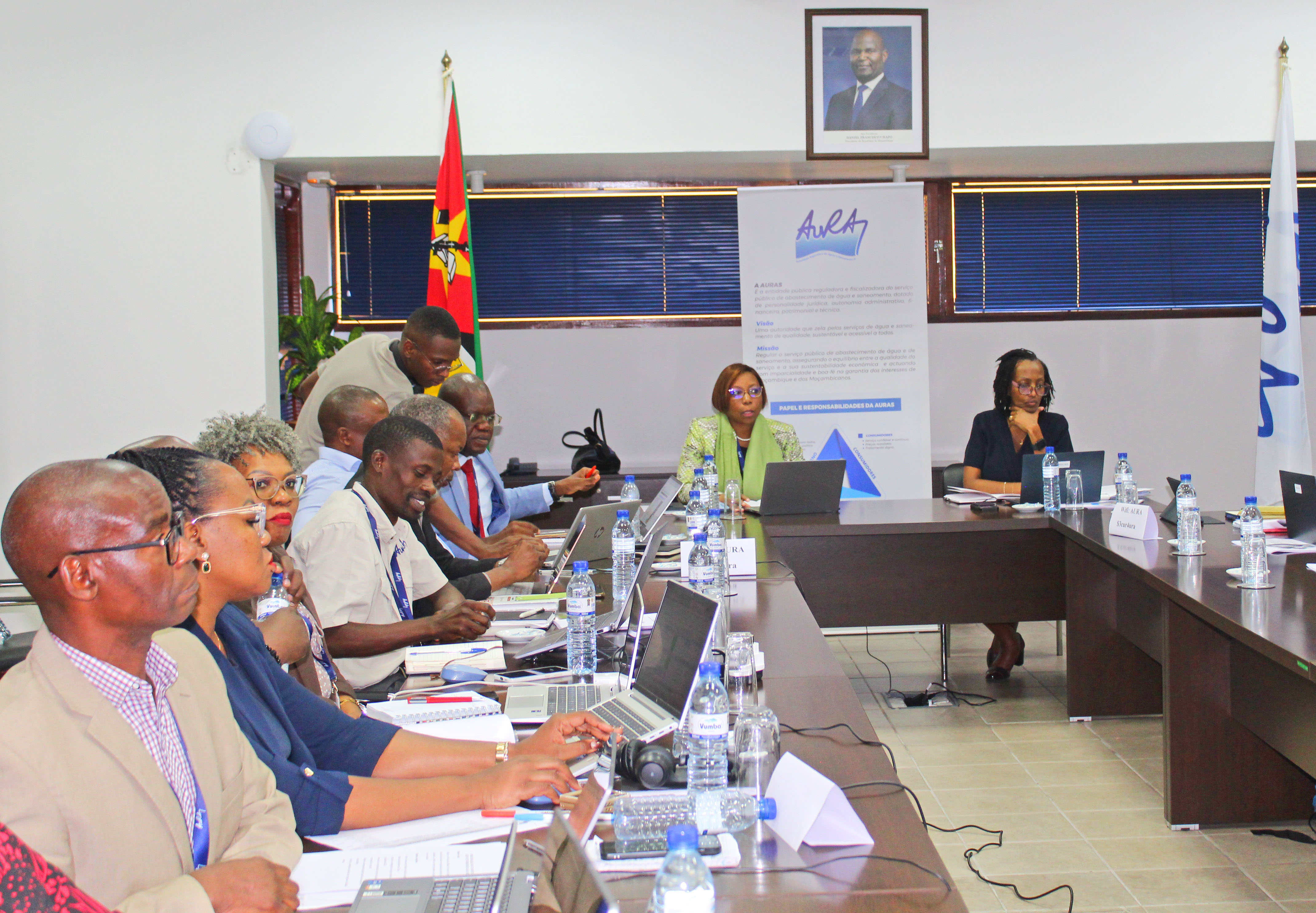 AURA E BANCO MUNDIAL AVALIAM INVESTIMENTOS DO SECTOR DE ÁGUA E SANEAMENTO NO PAÍS 