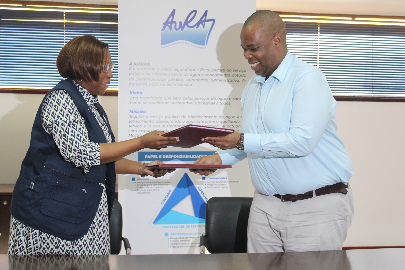 AURA E MUNICÍPIO DE NAMPULA UNEM ESFORÇOS PARA ELEVAR A QUALIDADE DOS SERVIÇOS DE ÁGUA E SANEAMENTO 