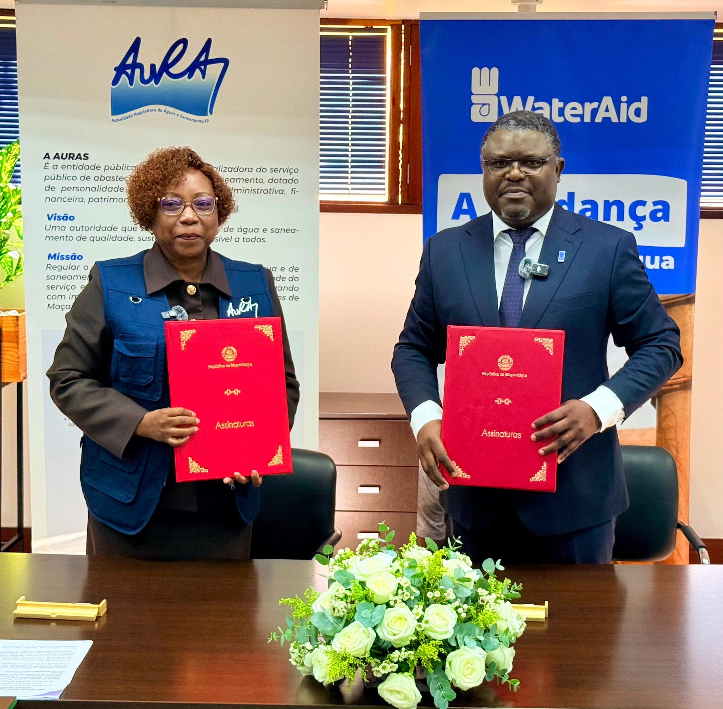 AURAS E WATERAID UNEM ESFORÇOS PARA FAZER CHEGAR OS SERVIÇOS DE ÁGUA E SANEAMENTO A MAIS COMUNIDADES 